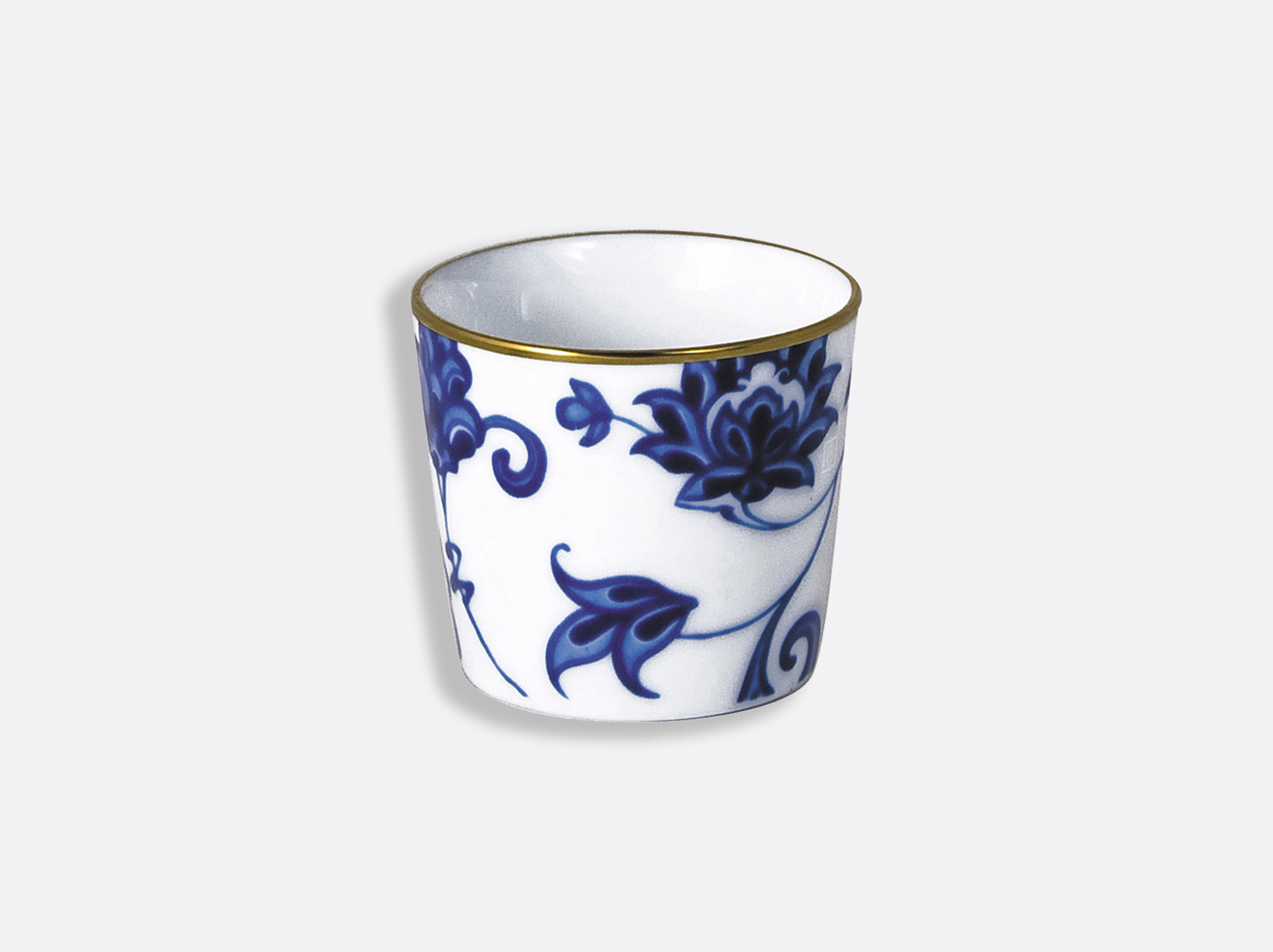 Timbale 6 cl 6 cm en porcelaine de la collection Prince bleu Bernardaud