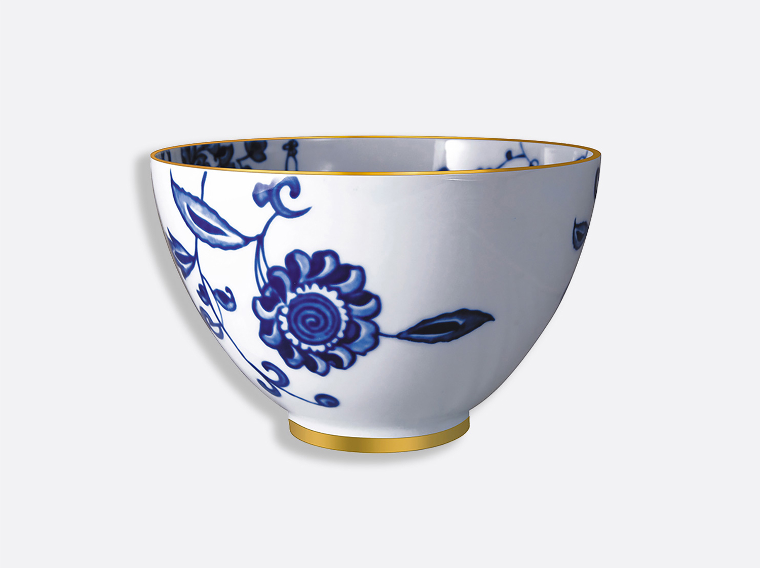 Saladier haut 27 cm 4,2 L en porcelaine de la collection Prince bleu Bernardaud