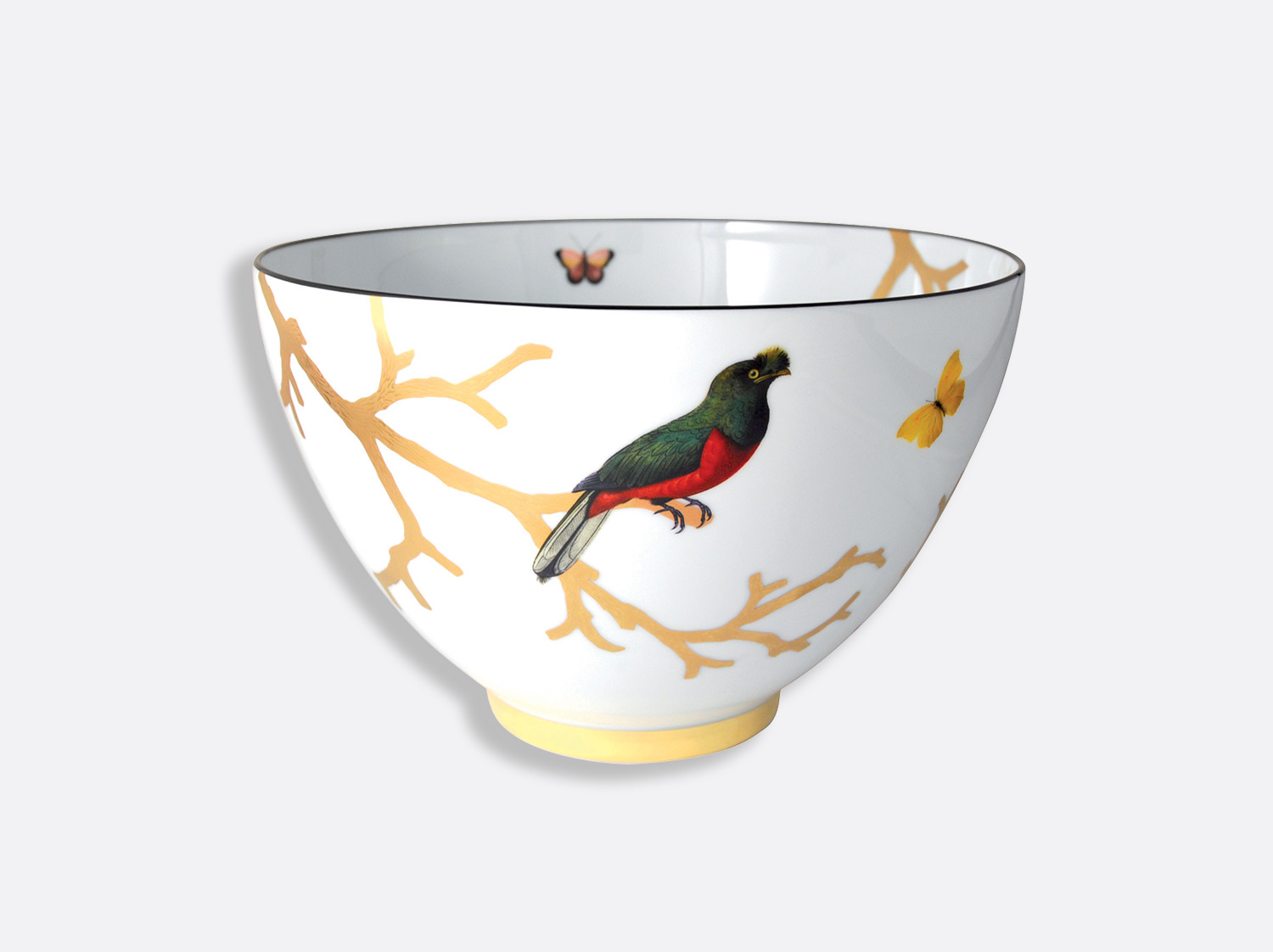 China Salad bowl d. 27 cm h. 17 cm of the collection Aux oiseaux | Bernardaud