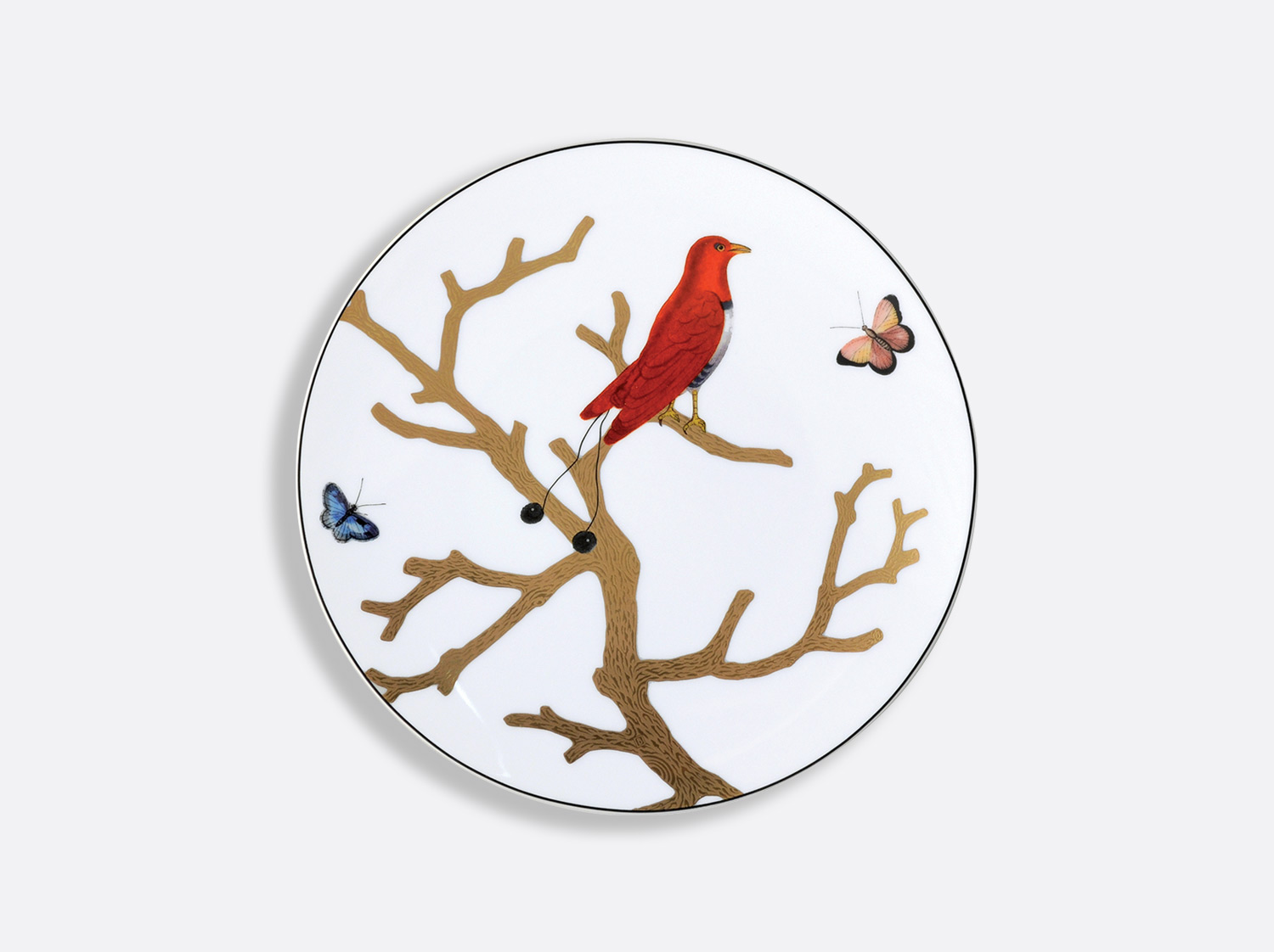 China Salad plate 8.5" of the collection Aux oiseaux | Bernardaud
