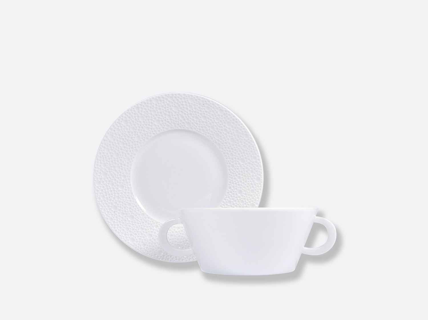 China Cream cup and saucer 8.5 oz of the collection Ecume | Bernardaud