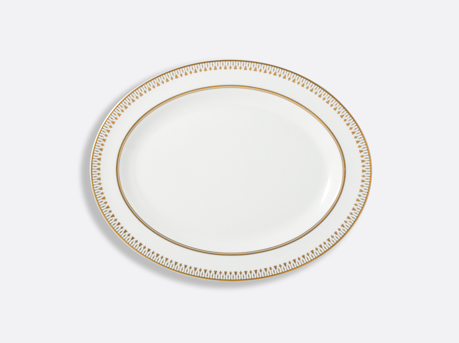 China Oval platter 33 cm of the collection Soleil levant | Bernardaud