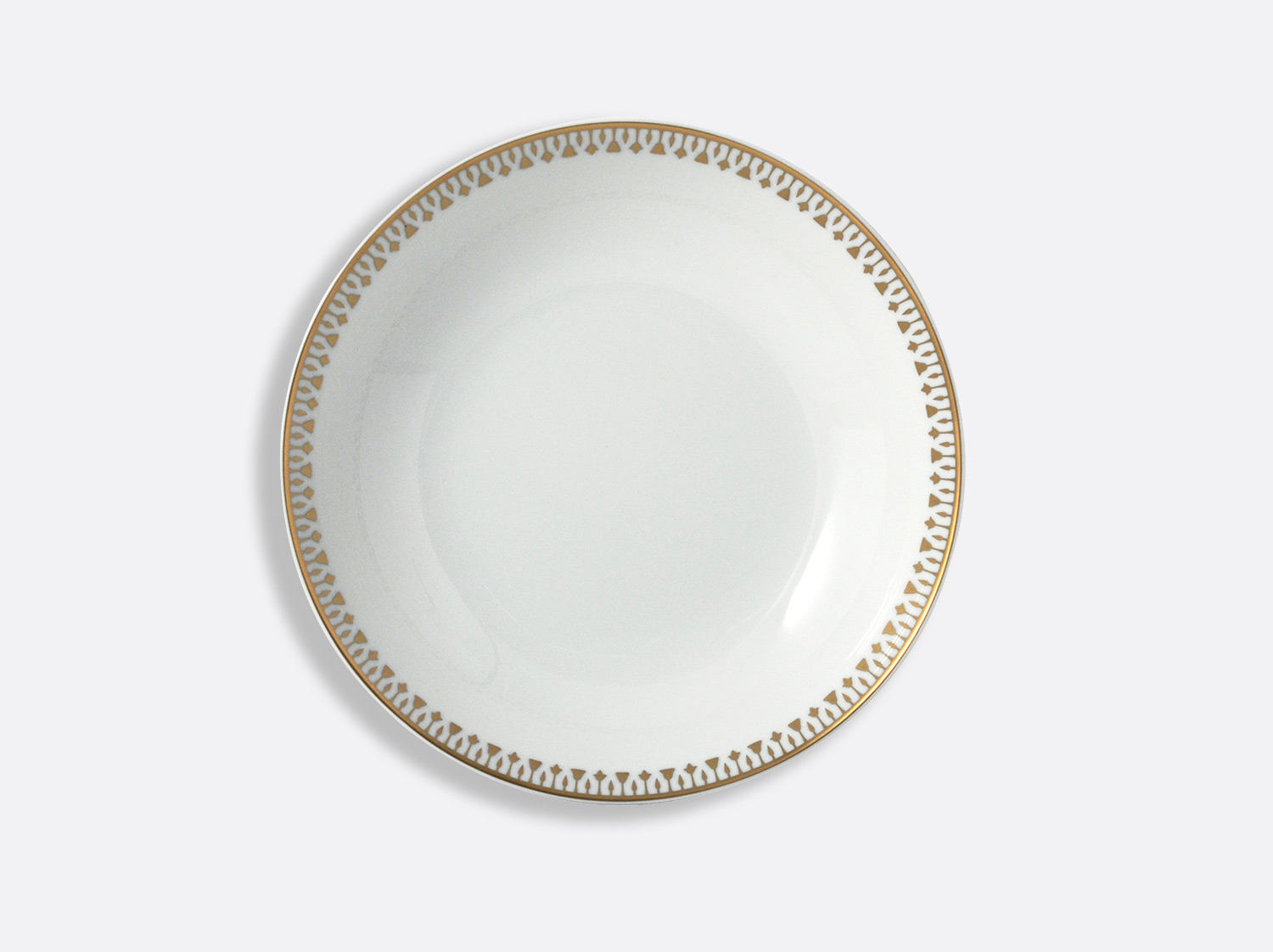 Assiette creuse 19 cm en porcelaine de la collection Soleil levant Bernardaud