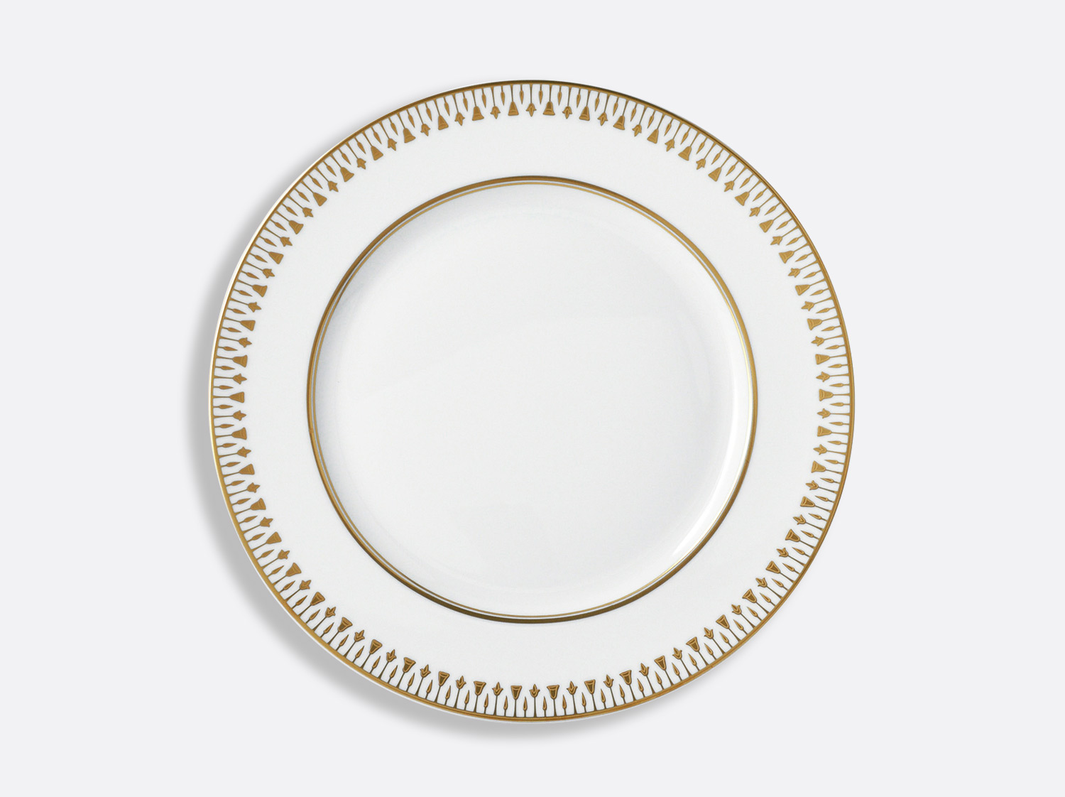Assiette à dîner 26 cm en porcelaine de la collection Soleil levant Bernardaud