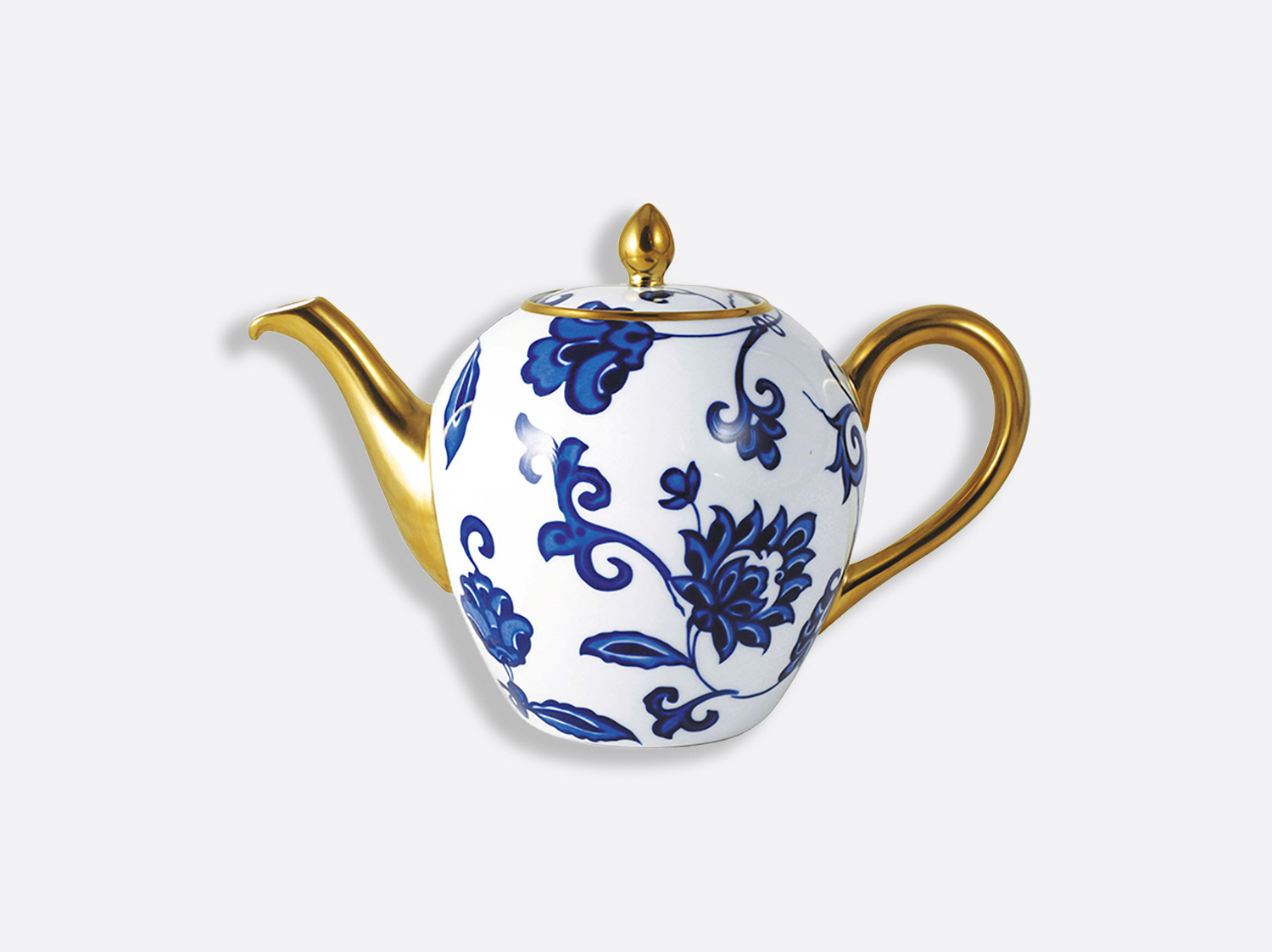 Théière 12 tasses 1,25 L en porcelaine de la collection Prince bleu Bernardaud