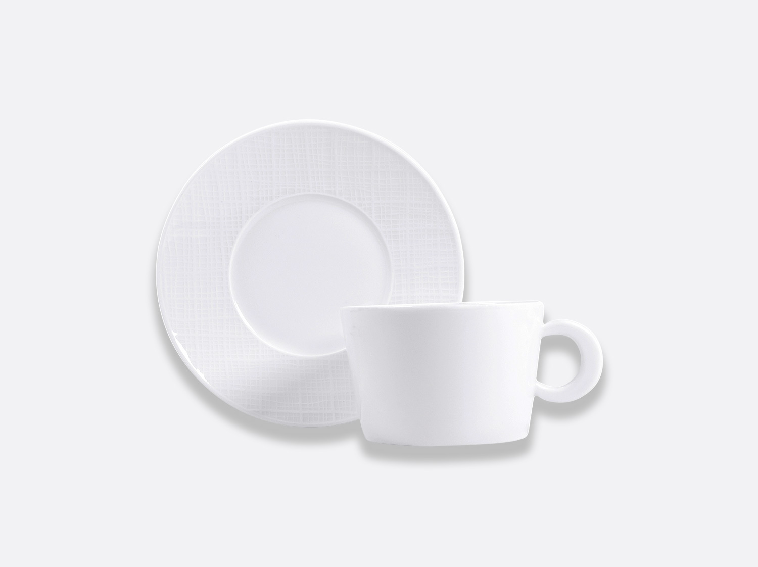 China Breakfast cup and saucer 27 cl of the collection Organza | Bernardaud