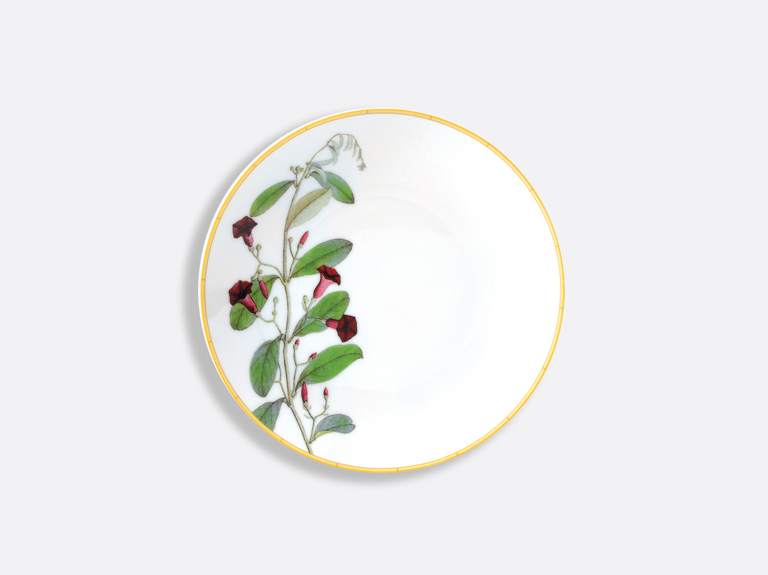 Assiette à pain 16 cm en porcelaine de la collection Jardin indien Bernardaud