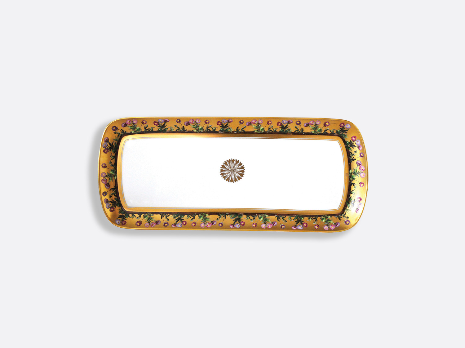 China Cake platter rectangular - 38 cm of the collection Heloise | Bernardaud