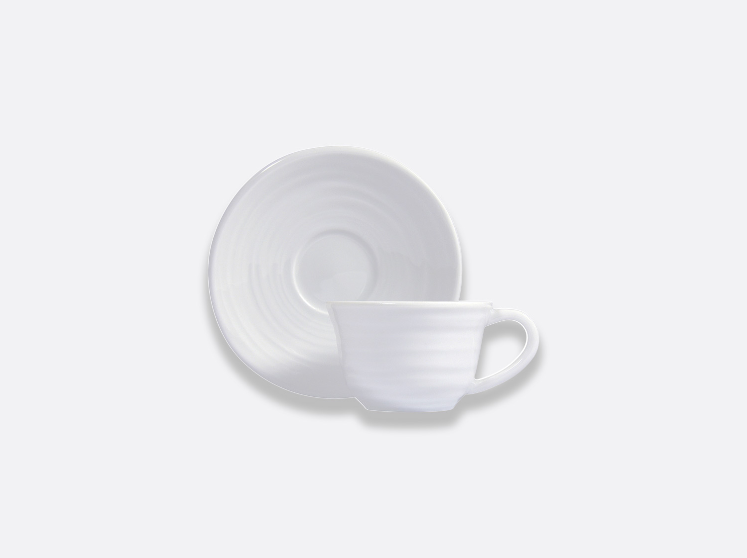 エスプレッソカップ＆ソーサー 80ml en porcelaine de la collection Origine Bernardaud