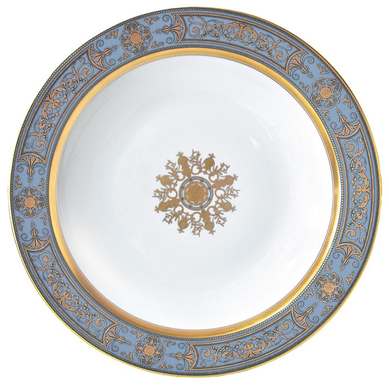 China Deep round dish 11.5" of the collection Aux rois flanelle | Bernardaud