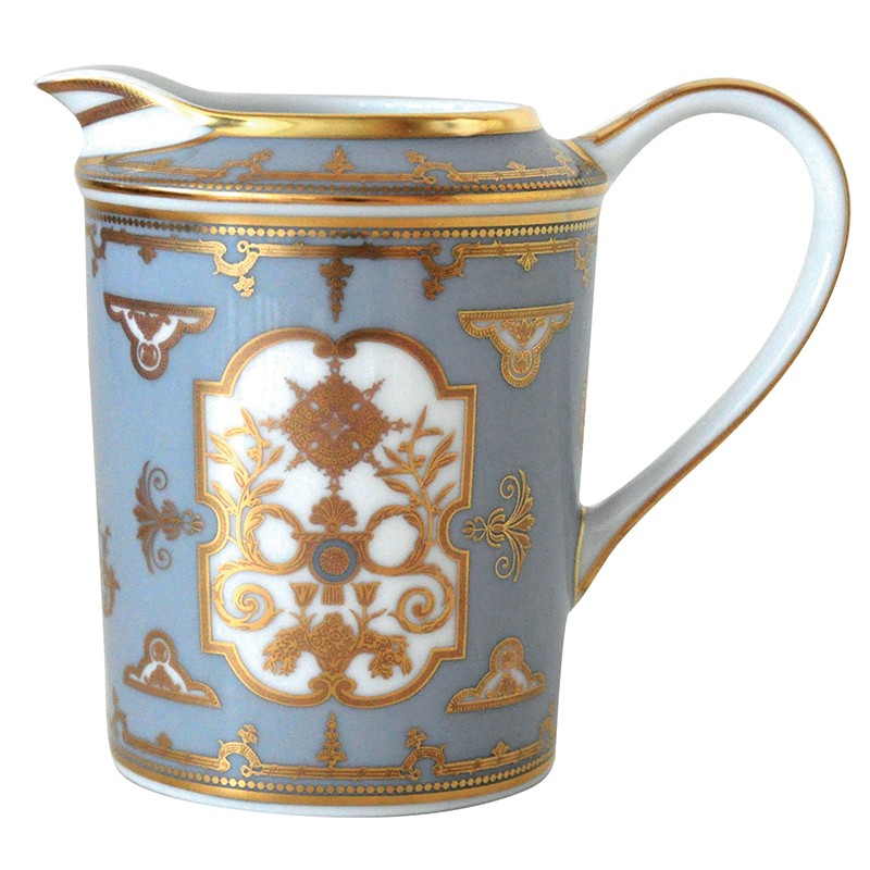 Crémier 12 tasses 30 cl en porcelaine de la collection Aux rois flanelle Bernardaud