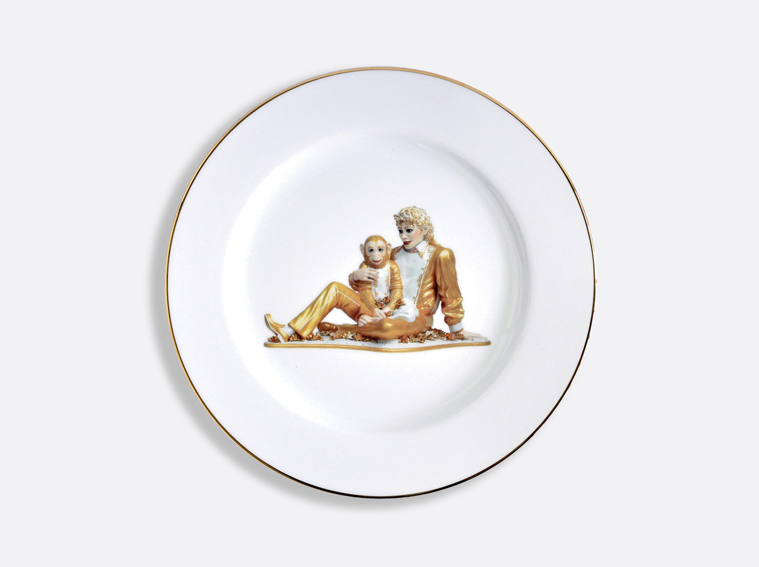 Coffret 1 assiette de présentation 29,5 cm en porcelaine de la collection Banality series Bernardaud