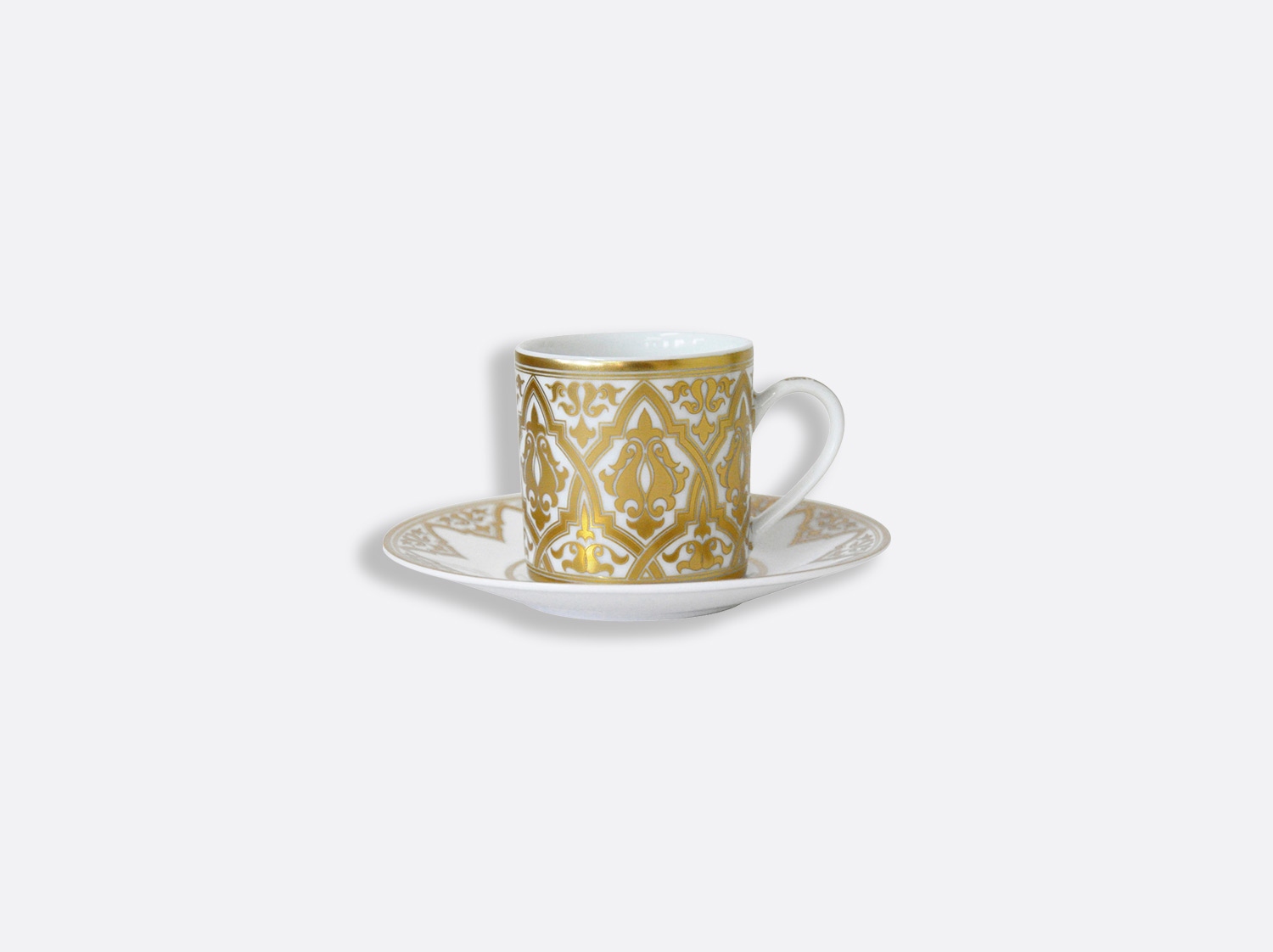 Tasse et soucoupe à café 8 cl en porcelaine de la collection Venise Bernardaud