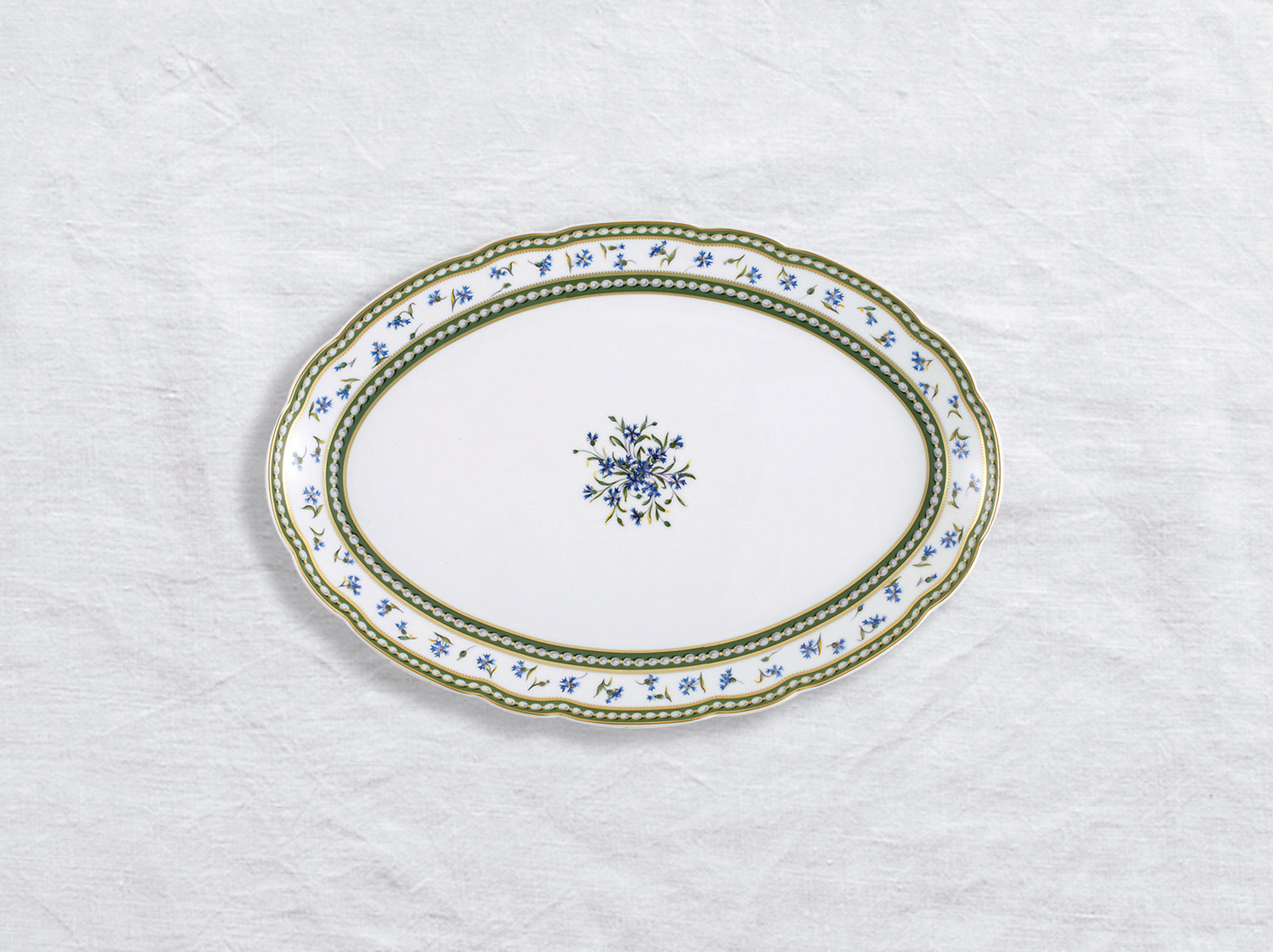 Visual Oval platter 33 cm Marie-antoinette