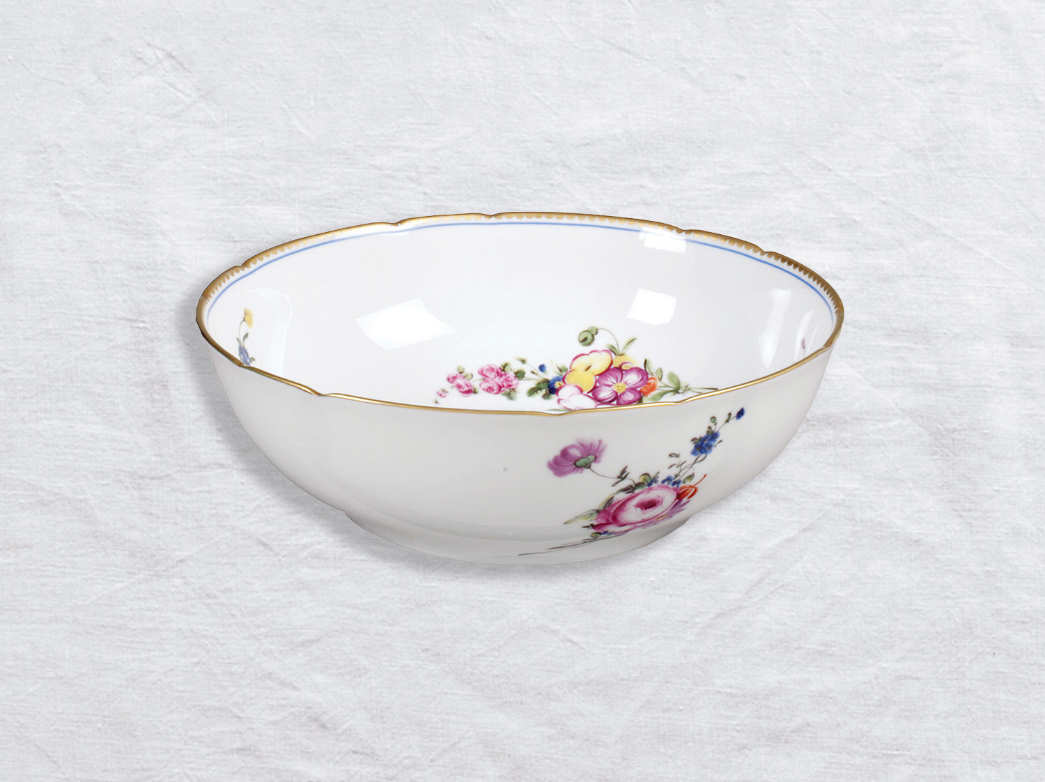 Saladier 25 cm 1,7 L en porcelaine de la collection A la reine Bernardaud