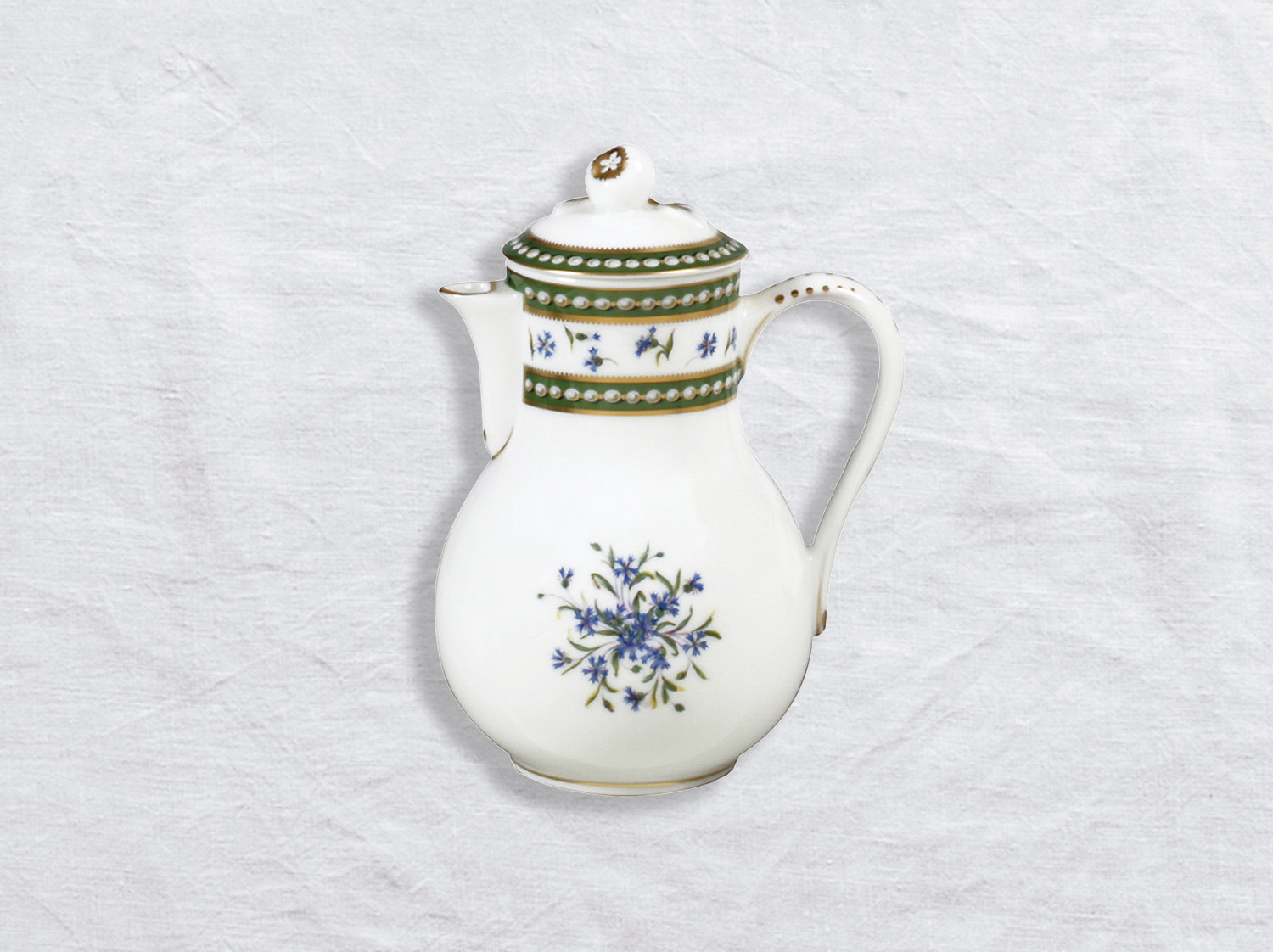Pot à crème 6 tasses en porcelaine de la collection Marie-antoinette Bernardaud