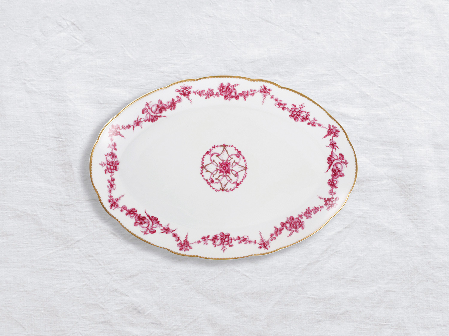 China Oval platter 15" of the collection Louis xv | Bernardaud