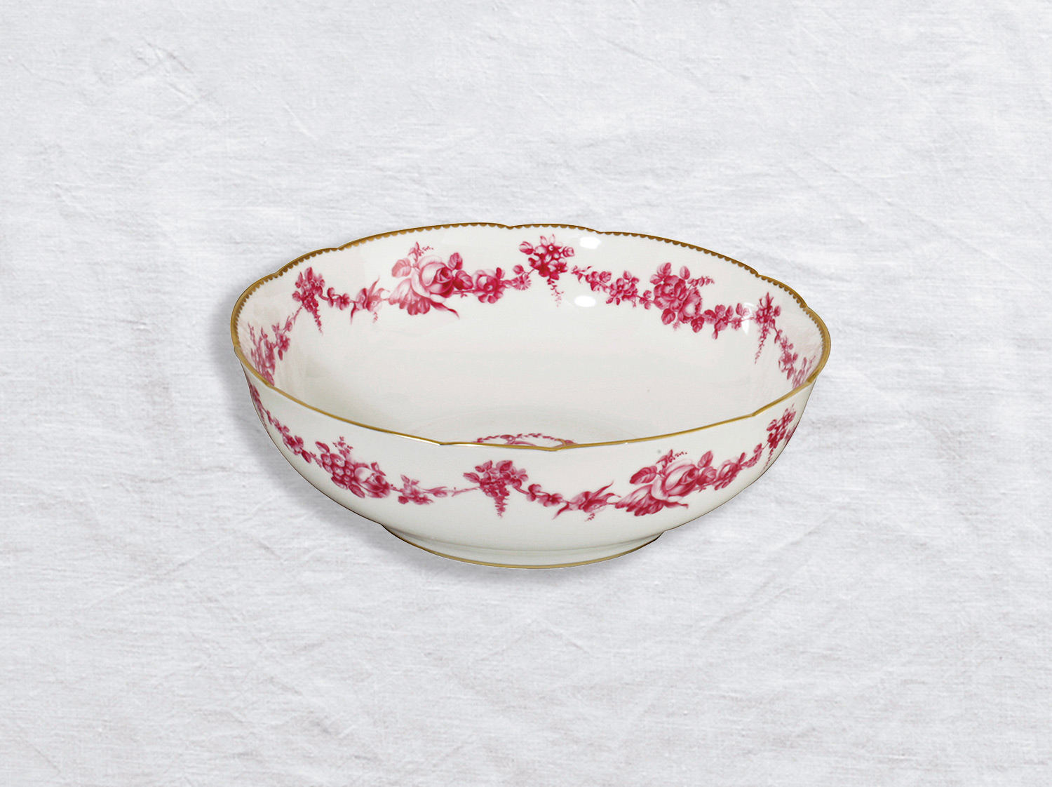 Saladier 25 cm 1,7 L en porcelaine de la collection Louis xv Bernardaud