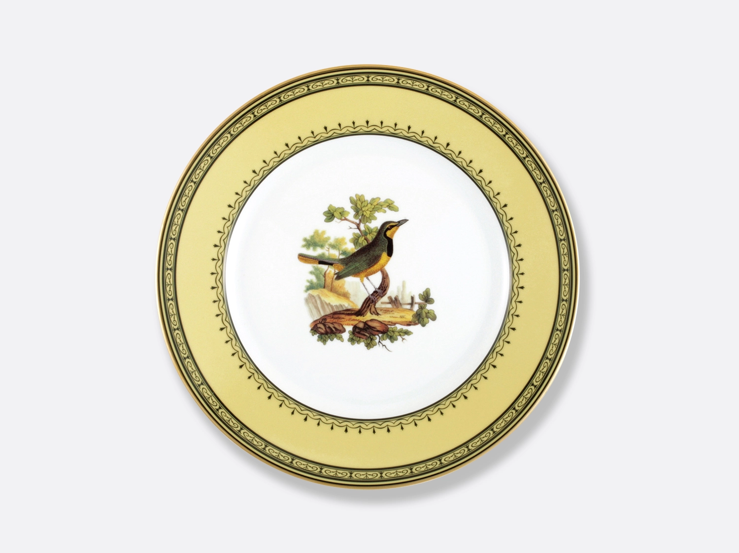 Assiette à dîner Merle collier cap bonne espera. 26 cm en porcelaine de la collection Merle collier cap bonne espera Bernardaud