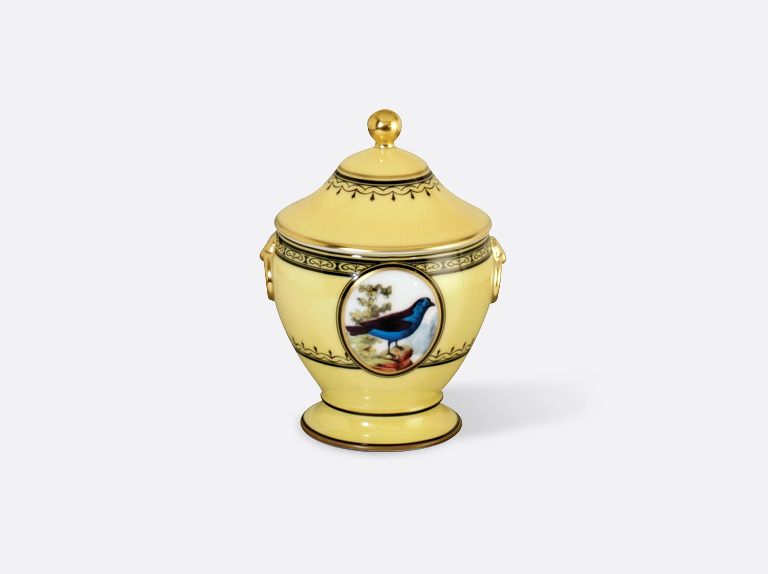 China Sugar bowl 6 cups of the collection Empire oiseaux de buffon collection | Bernardaud