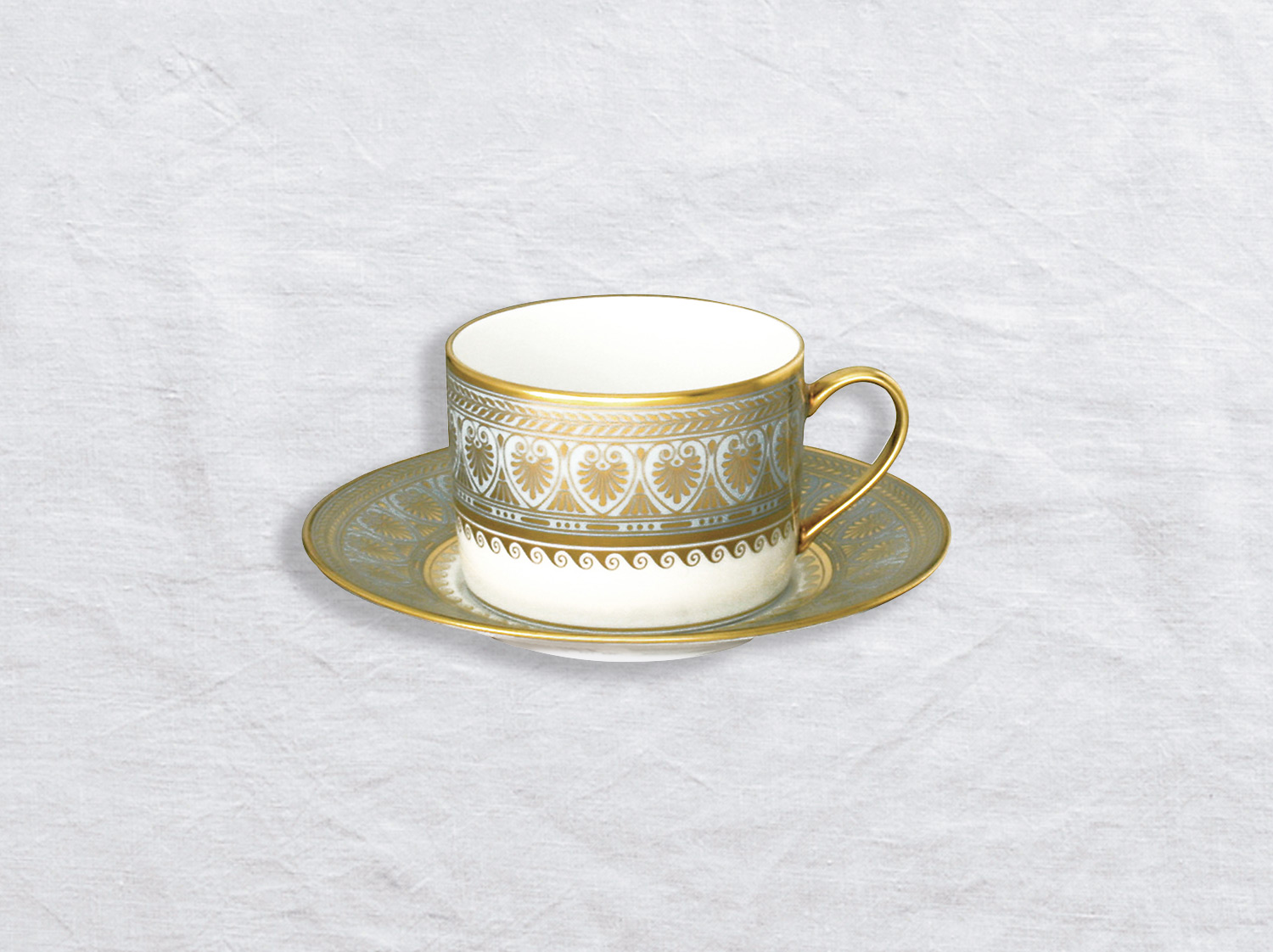 China Tea cup and saucer of the collection Elysee | Bernardaud