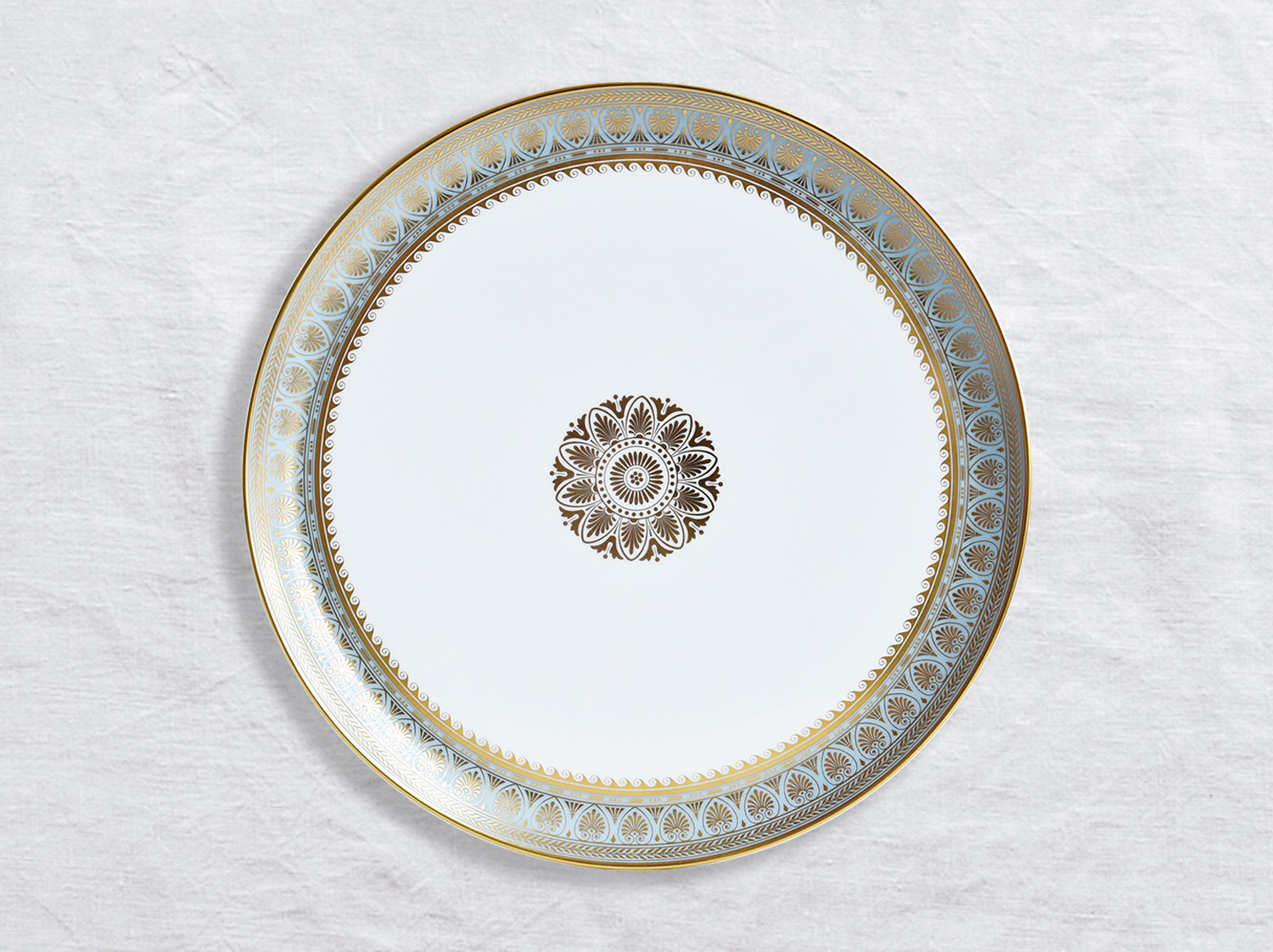 China Round tart platter 13" of the collection Elysee | Bernardaud