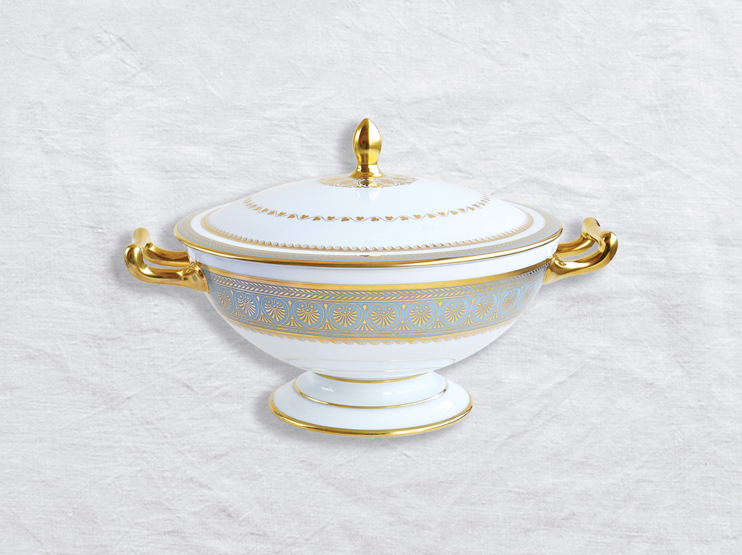 Soupière en porcelaine de la collection Elysee Bernardaud