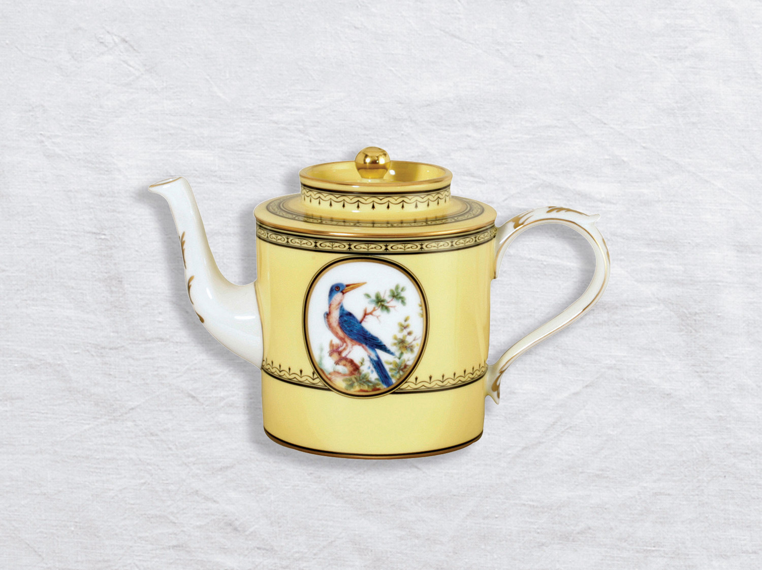 China Teapot 6 cups of the collection Empire oiseaux de buffon collection | Bernardaud