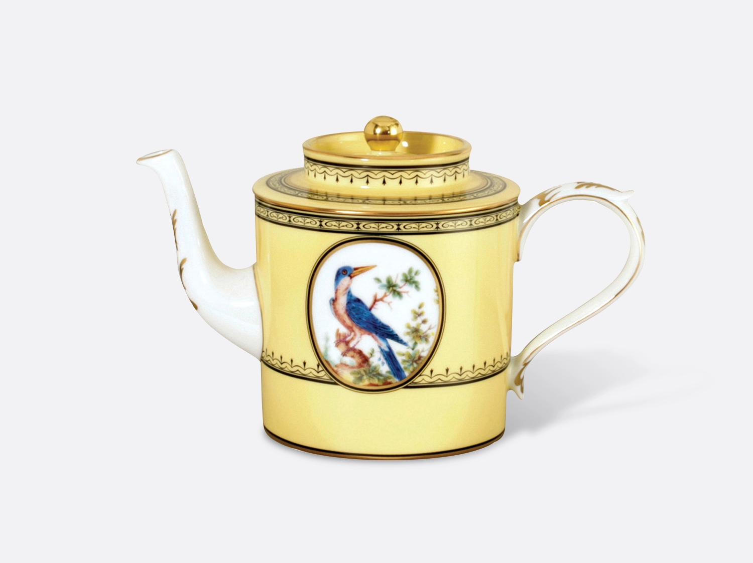China Teapot 6 cups of the collection Empire oiseaux de buffon collection | Bernardaud