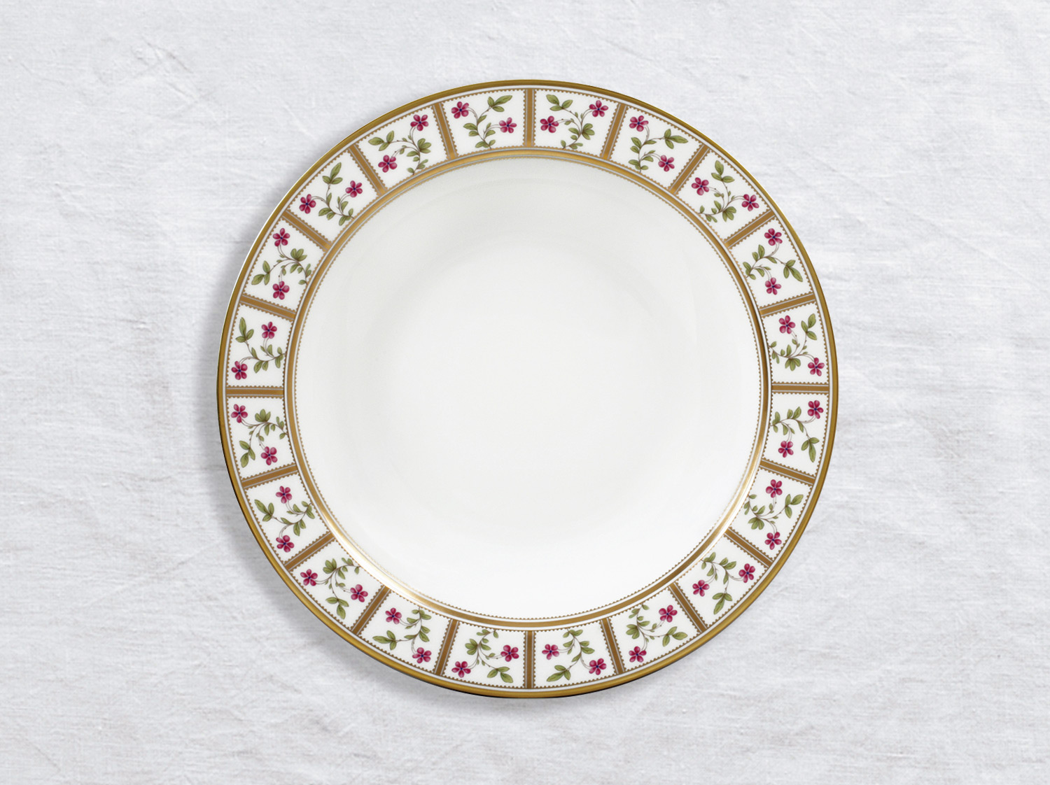 China Deep round dish 29 cm of the collection Roseraie | Bernardaud