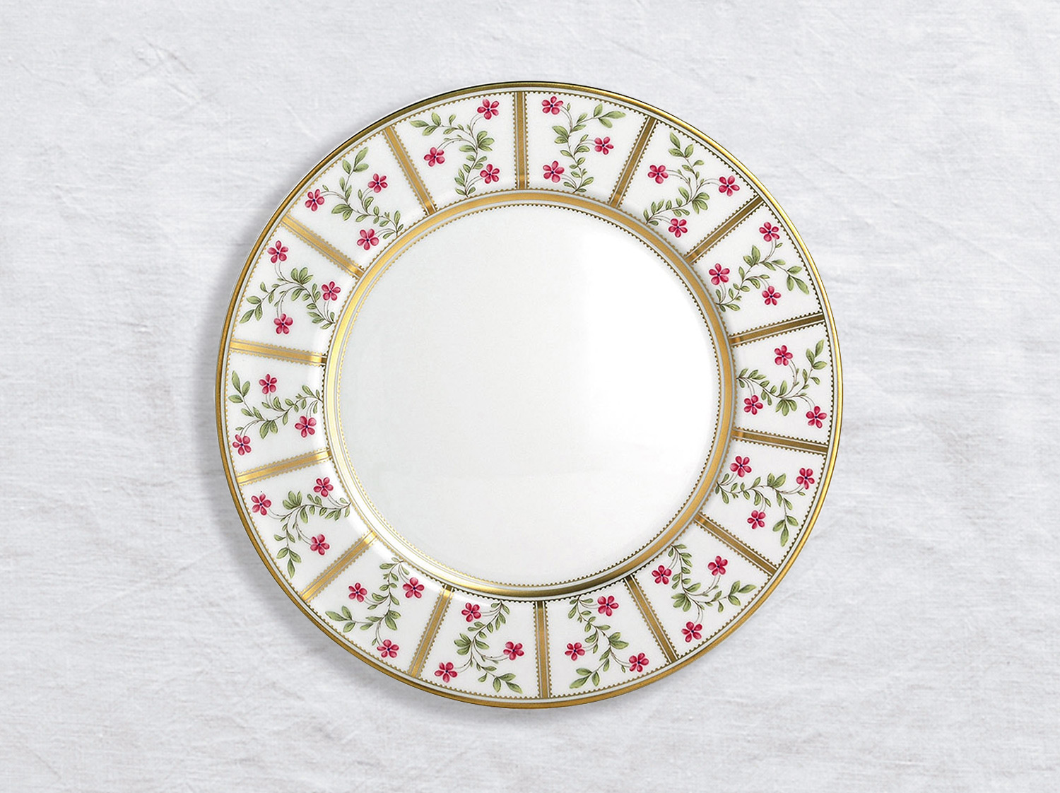 China Dinner plate 10.5'' of the collection Roseraie | Bernardaud