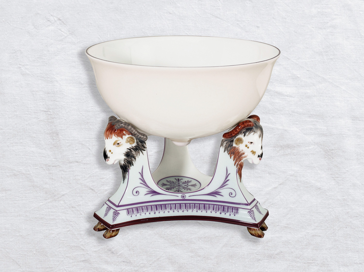 Ensemble jatte-têton et trépied en porcelaine de la collection La laiterie de rambouillet Bernardaud