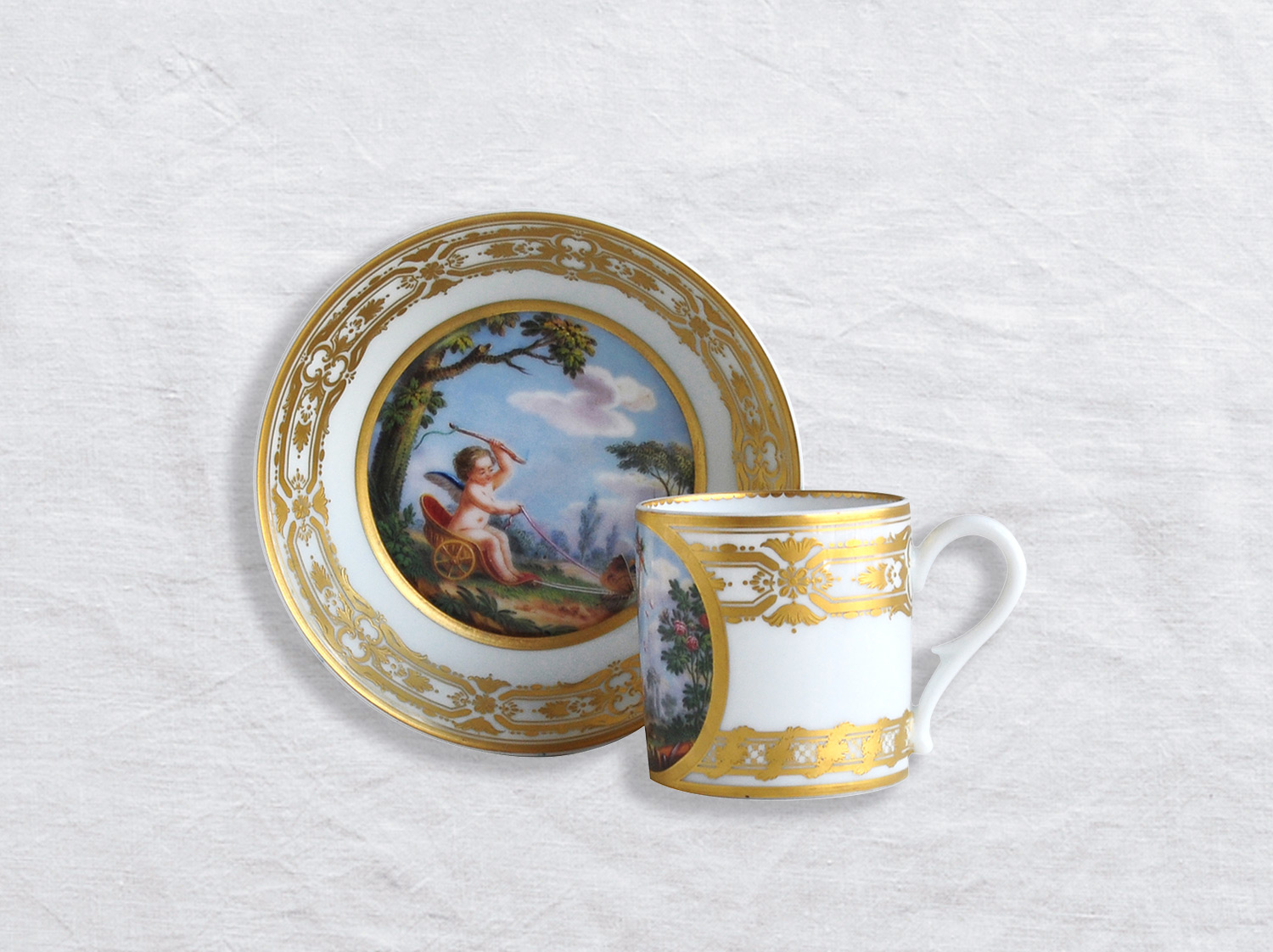China Litron cup and saucer of the collection Venus corrigeant l amour | Bernardaud