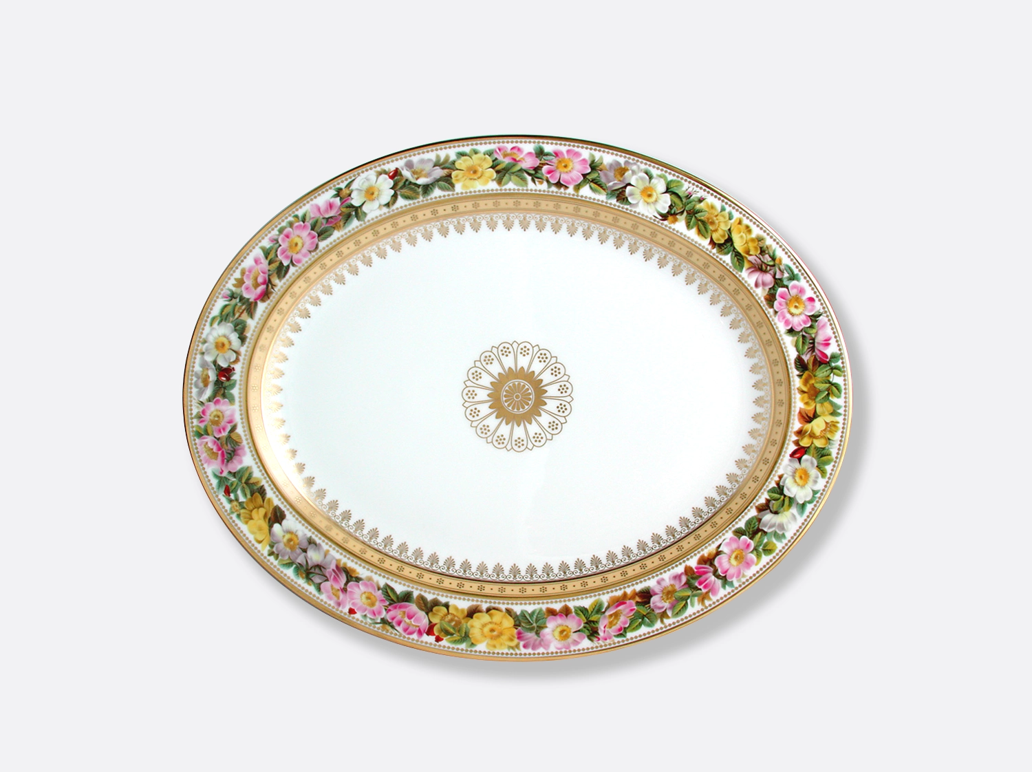 Visual Oval platter  38 cm Botanique
