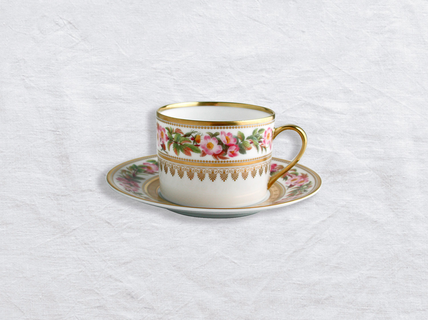 China Tea cup and saucer of the collection Botanique | Bernardaud