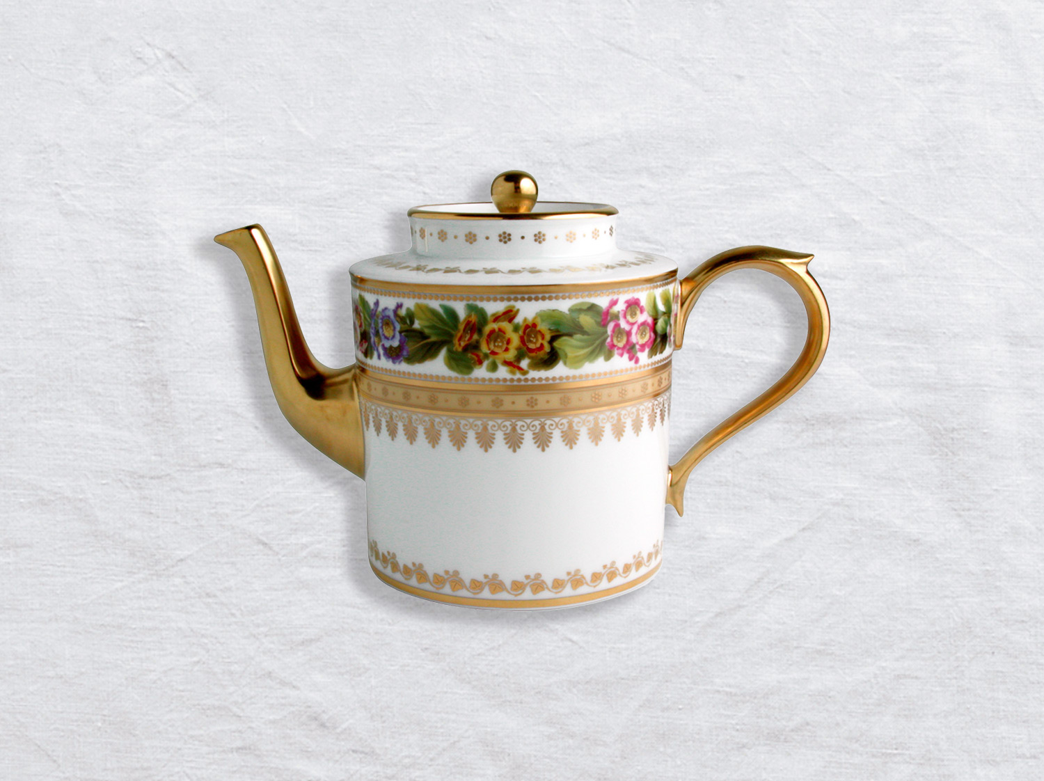 China Teapot 6 cups of the collection Botanique | Bernardaud