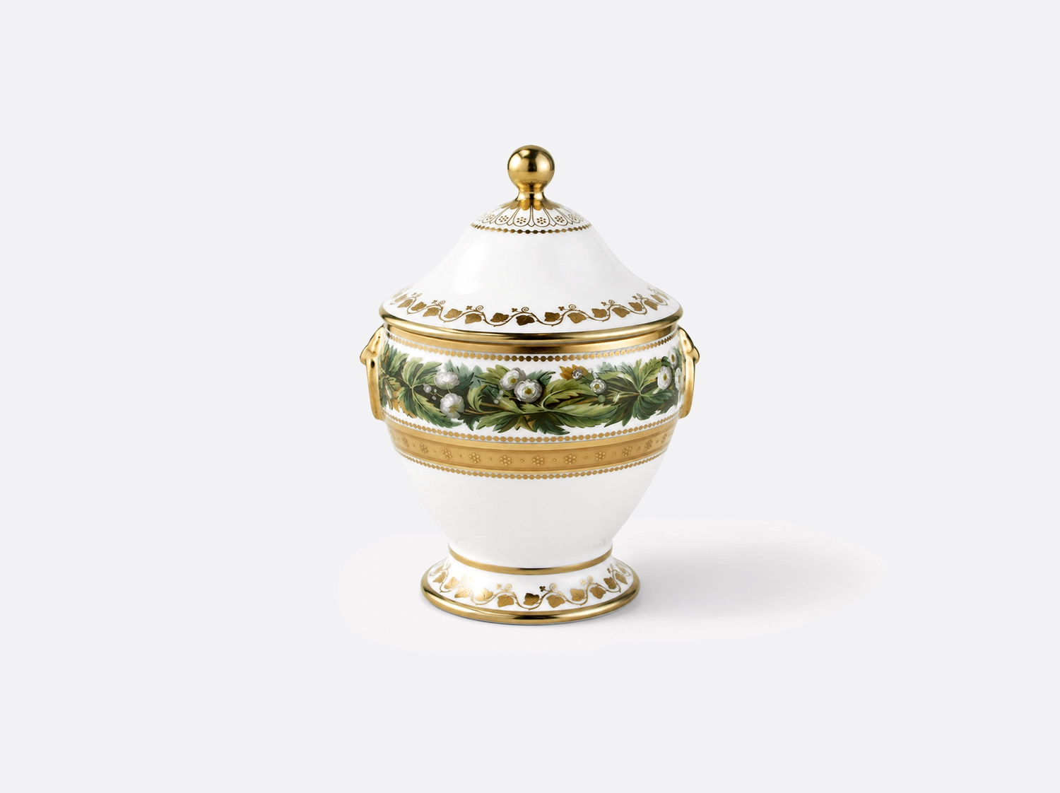 Sucrier 6 tasses en porcelaine de la collection Botanique Bernardaud