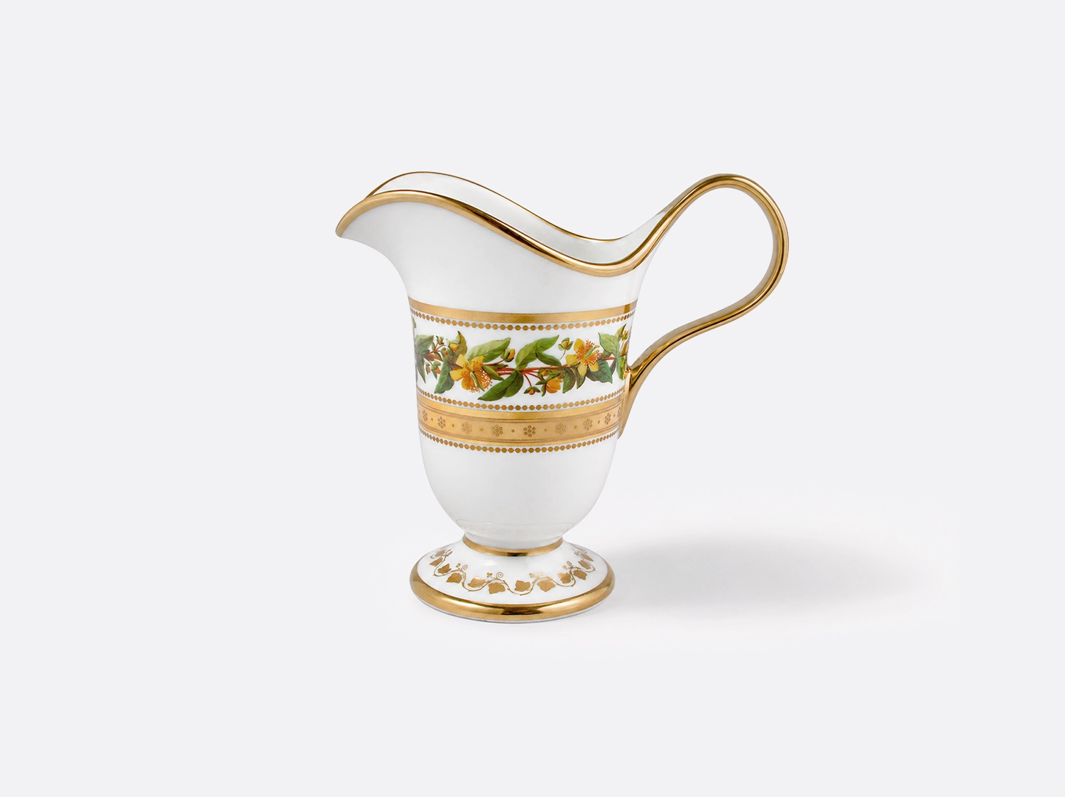 Crémier 6 tasses en porcelaine de la collection Botanique Bernardaud