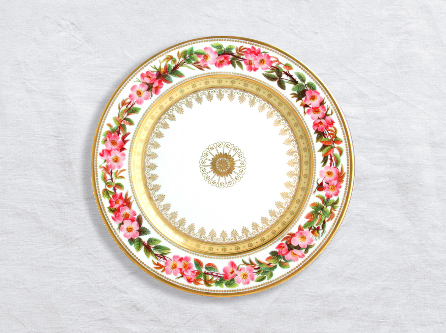 China Dinner plate wild rose 26 cm of the collection Botanique | Bernardaud