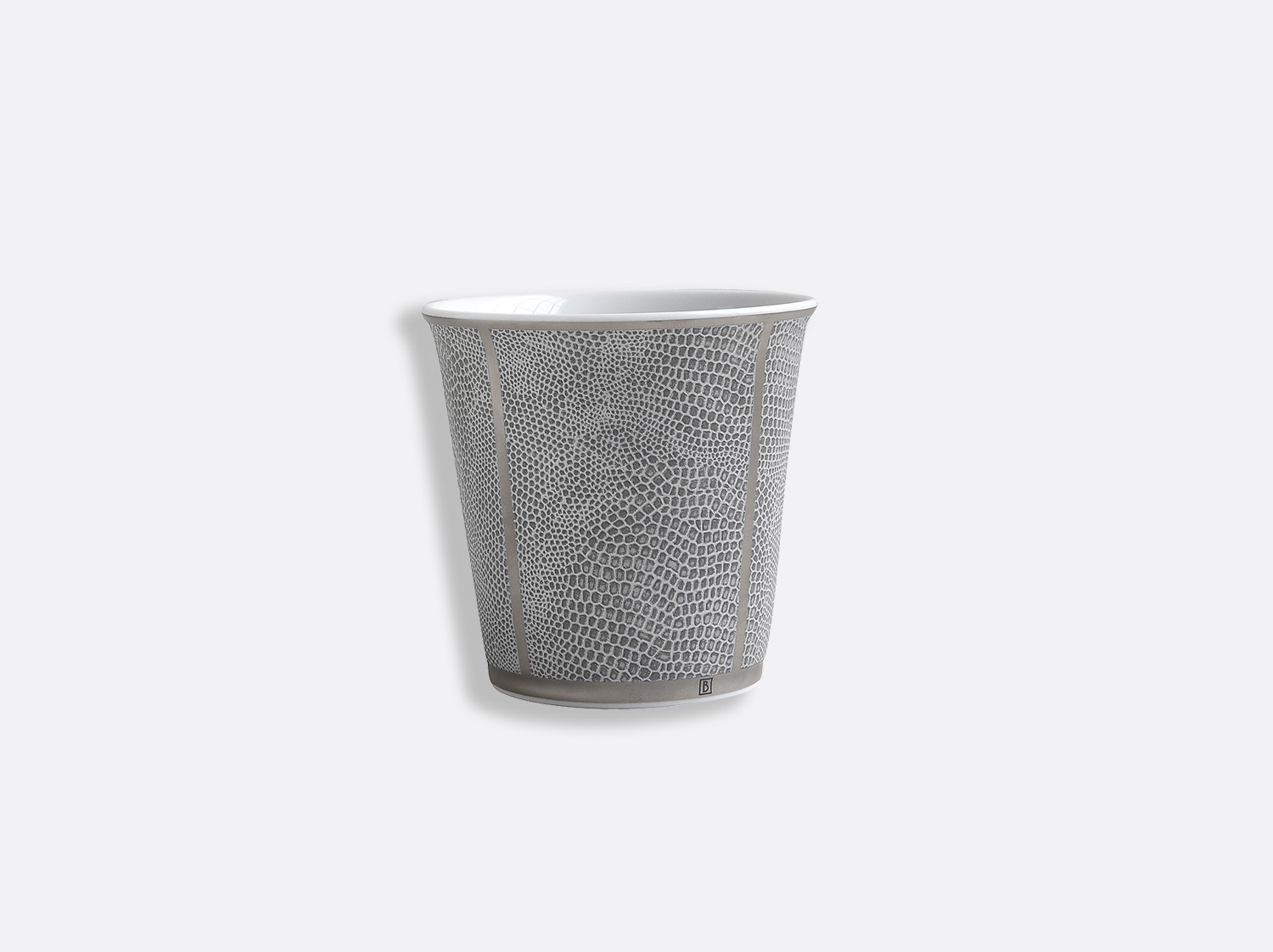Pot 9 cm + bougie parfumée 200g en porcelaine de la collection Sauvage Bernardaud