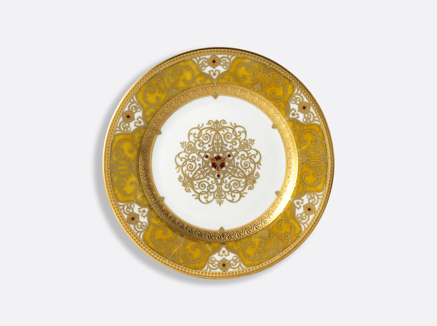 Assiette à dessert 21 cm en porcelaine de la collection splendid Bernardaud