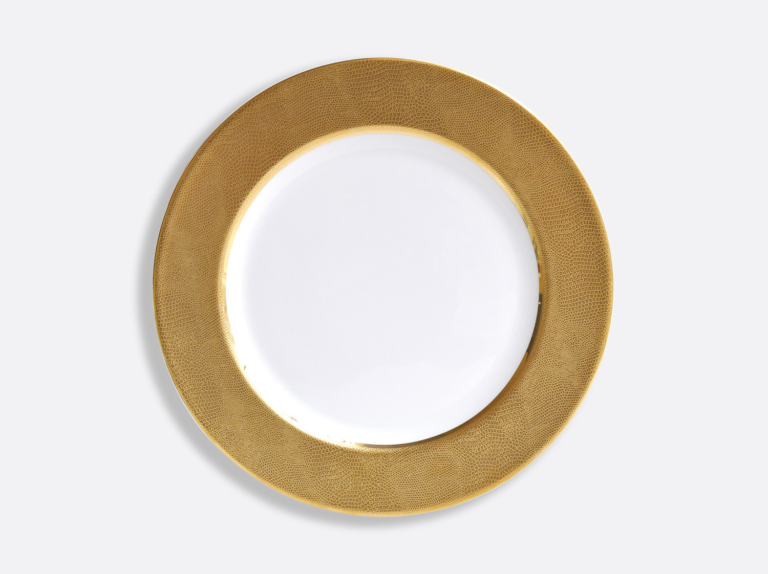 China Service plate 29,5 cm of the collection Sauvage Or Blanc | Bernardaud