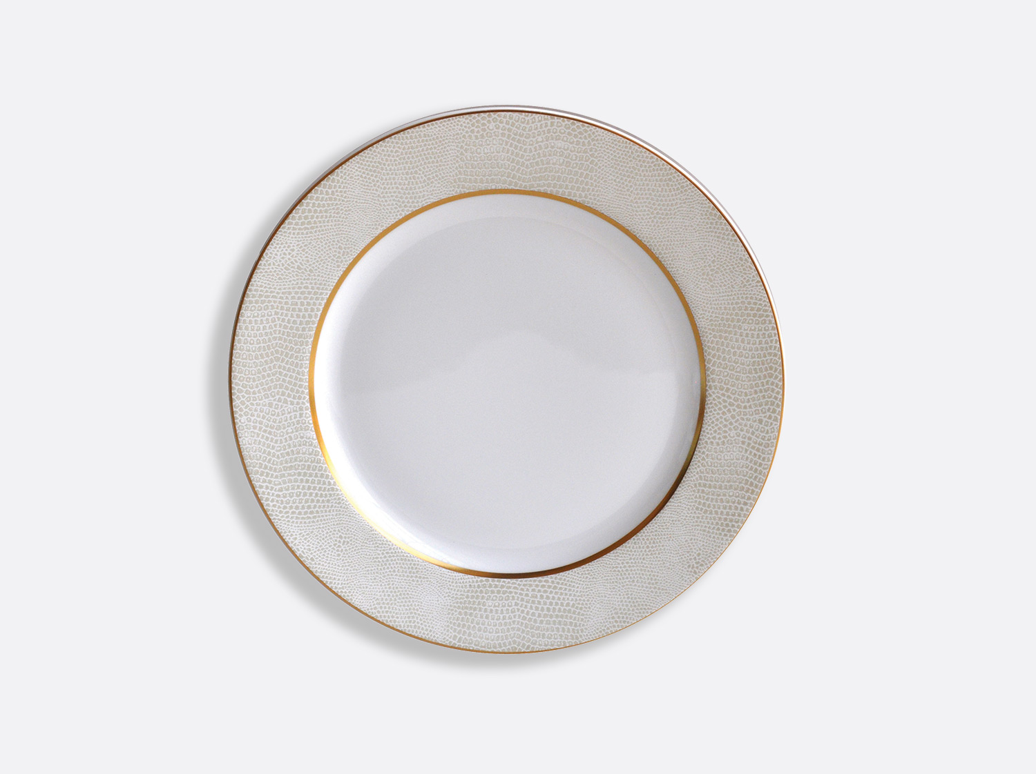 China Salad plate 21 cm of the collection Sauvage Or Blanc | Bernardaud