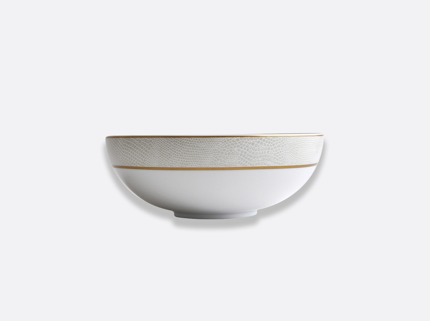China Bowl D. 6.7" H. 2.8" of the collection Sauvage Or Blanc | Bernardaud