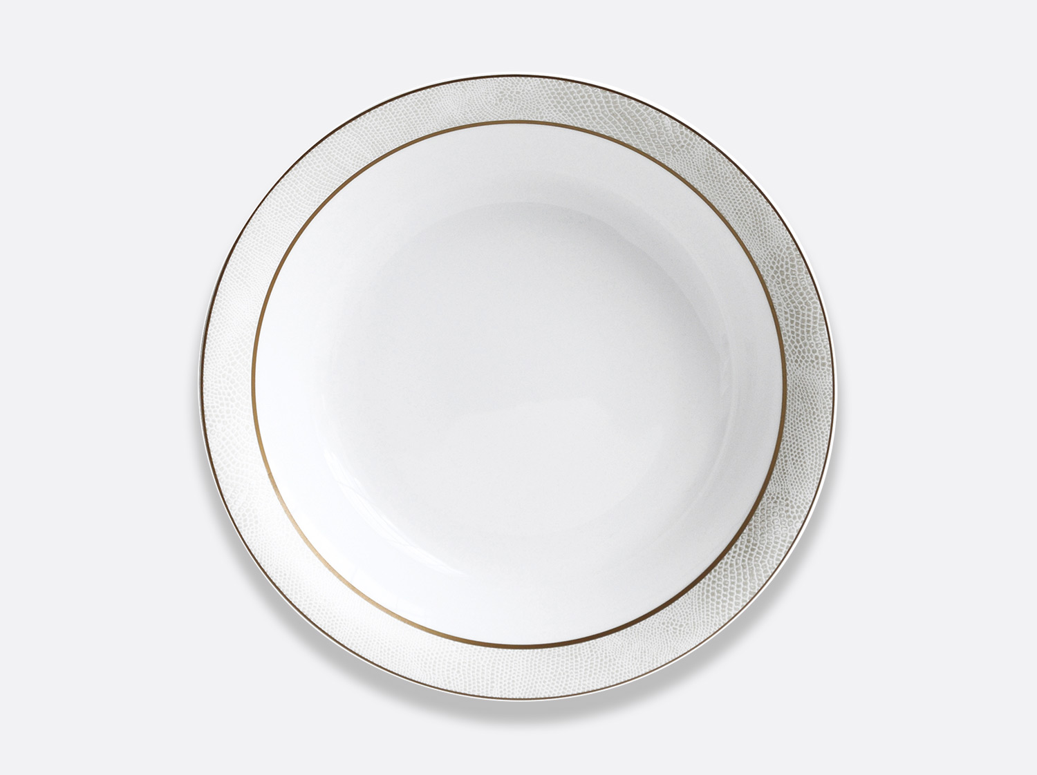China Open vegetable bowl of the collection Sauvage Or Blanc | Bernardaud