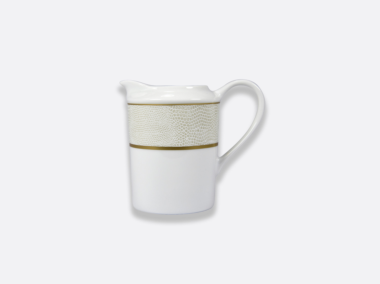 Crémier 12 tasses en porcelaine de la collection Sauvage Or Blanc Bernardaud