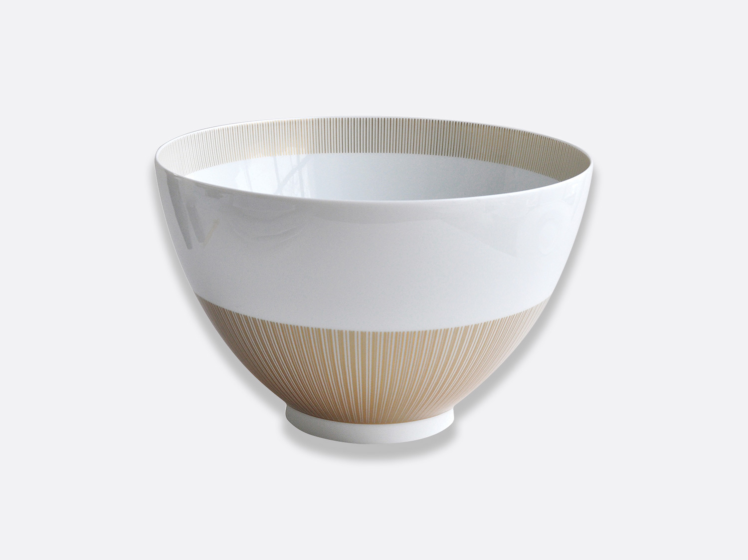 Deep salad bowl 140 oz 10.5'' Kintsugi - Sarkis | Bernardaud Porcelain