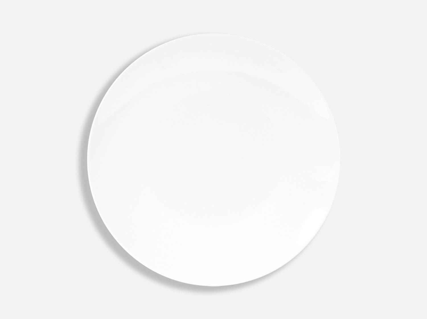 Assiette coupe 27 cm en porcelaine de la collection DOMUS BLANC Bernardaud