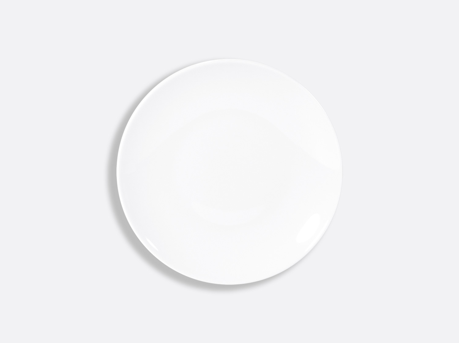 Assiette coupe 16,5 cm en porcelaine de la collection DOMUS BLANC Bernardaud
