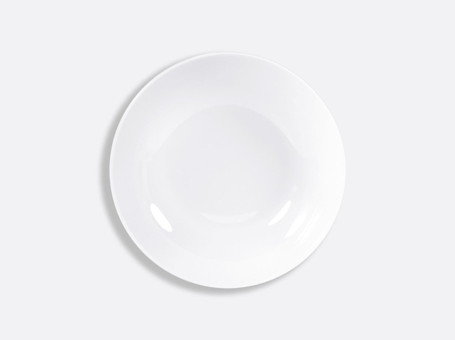 Assiette creuse calotte 19,2 cm en porcelaine de la collection PHOEBE BLANC Bernardaud